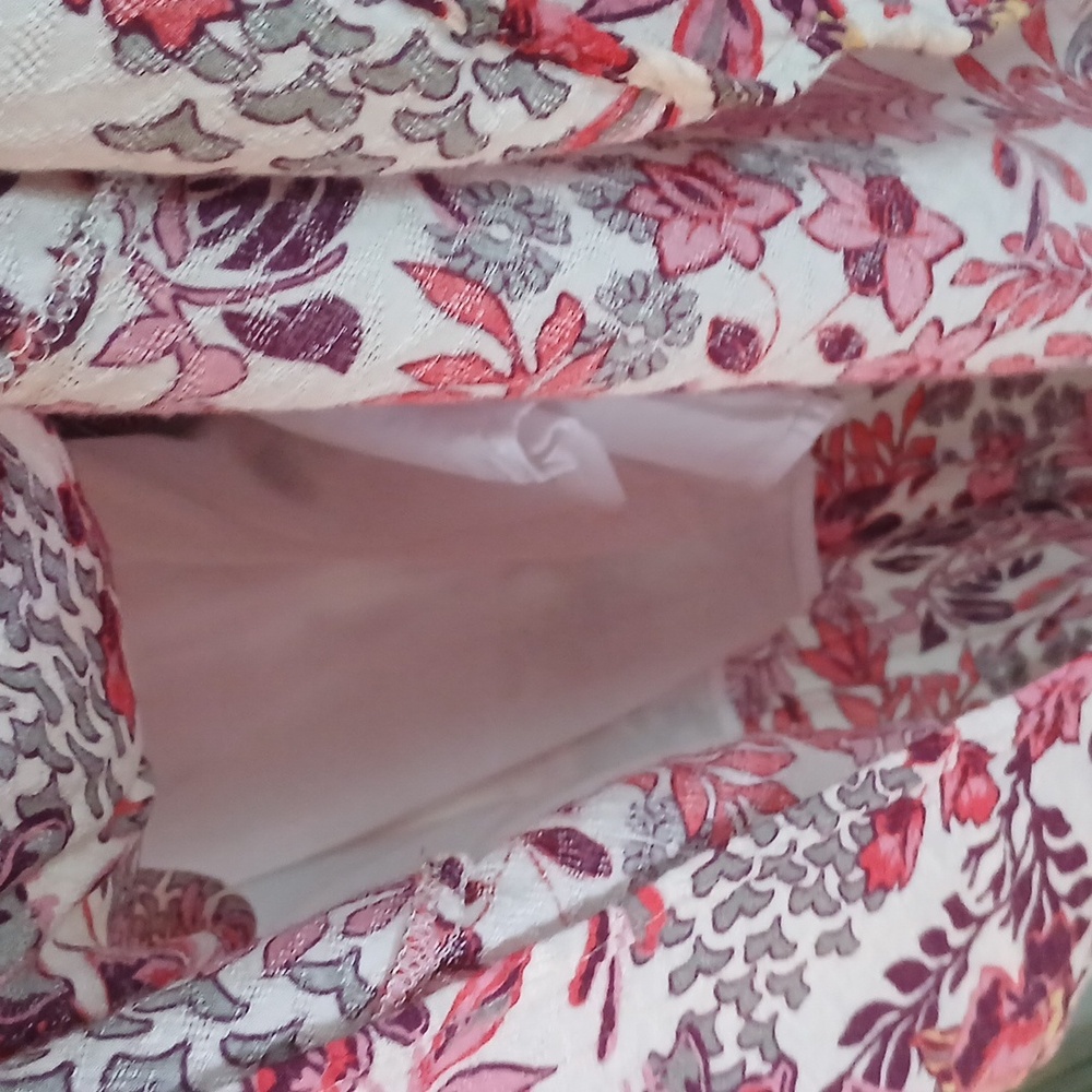 Knox Rose Boho Floral Maxi Tiered Dress Size Small - Picture 9 of 10